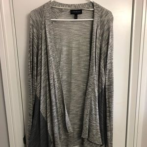 Lane Bryant - Grey Coverall Cardigan